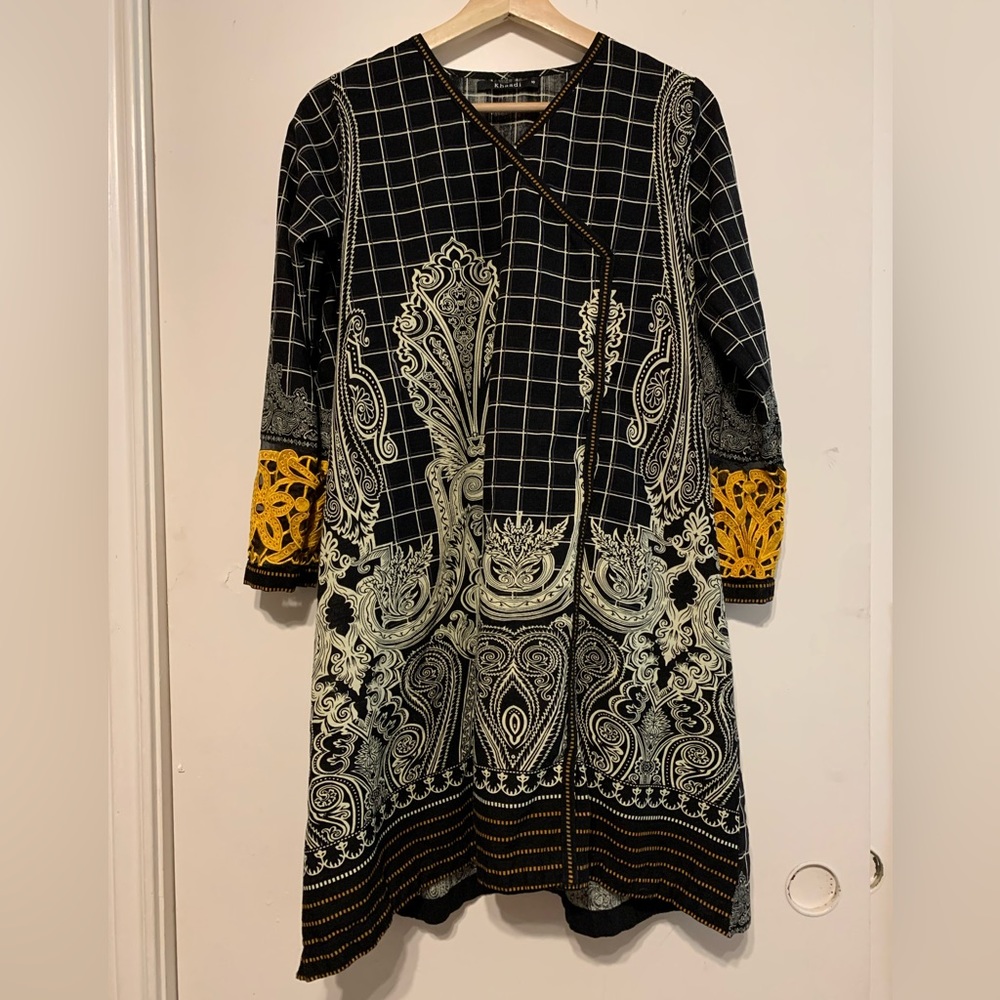 Khaadi Embroidered Cotton Dress Size 10